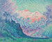 Les Diablerets, Loldenhorn et le Cabesson - Paul Signac — näkymä teoksesta