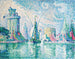 Les Tours vertes de La Rochelle - Paul Signac — näkymä teoksesta