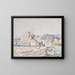 Lézardrieux - Paul Signac — kehystetty taideteos seinällä