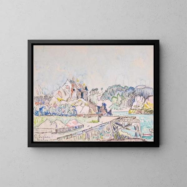 Lézardrieux - Paul Signac — kehystetty taideteos seinällä