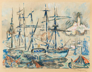 Marseille - Paul Signac — näkymä teoksesta