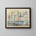 Marseille - Paul Signac — kehystetty taideteos seinällä