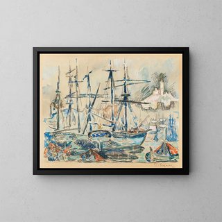Marseille - Paul Signac — kehystetty taideteos seinällä