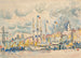 Marseille, satama-alue - Paul Signac — näkymä teoksesta