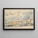 Marseille, satama-alue - Paul Signac — kehystetty taideteos seinällä