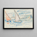 Martigues-maalaus - Paul Signac — kehystetty taideteos seinällä