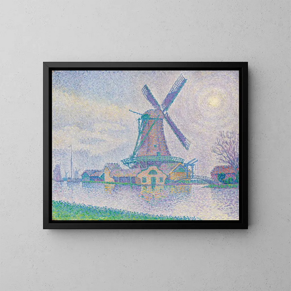 Moulin d'Edam - Paul Signac — kehystetty taideteos seinällä
