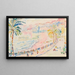 Nice, Promenade des Anglais - Paul Signac — kehystetty taideteos seinällä