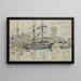 Paimpol-maalaus - Paul Signac — kehystetty taideteos seinällä