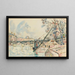 Pariisin maalaus, Seine-joen silta Arts-sillalla - Paul Signac — kehystetty taideteos seinällä