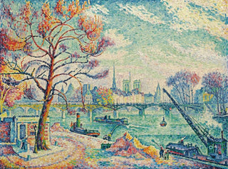 Pont des Arts, Pariisi - Paul Signac — näkymä teoksesta