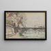 Pont des Arts - Paul Signac — kehystetty taideteos seinällä
