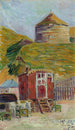 Port-en-Bessin La Vieille Tour - Paul Signac — näkymä teoksesta