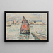 Port-Louis-maalaus - Paul Signac — kehystetty taideteos seinällä