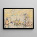 La Rochelle satama - Paul Signac — kehystetty taideteos seinällä