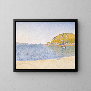 Port de Saint-Cast - Paul Signac — kehystetty taideteos seinällä