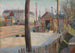 Paul Signac - Rautatieyhteys Bois-Colombesin lähellä — näkymä teoksesta