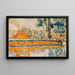 Rivière-maalaus - Paul Signac — kehystetty taideteos seinällä