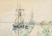 Vannejoen maalaus - Paul Signac — näkymä teoksesta