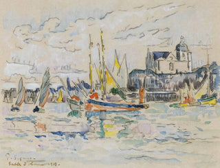 Näkymä Dolonnen satamasta - Paul Signac — näkymä teoksesta
