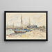 Les Sables-d'Olonne - Paul Signac — kehystetty taideteos seinällä