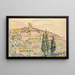 Saint-Paul-maalaus - Paul Signac — kehystetty taideteos seinällä