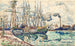 Saint-Servanin maalaus - Paul Signac — näkymä teoksesta