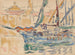 Saint-Tropez, les tartanes - Paul Signac — näkymä teoksesta