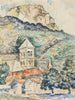 Sallanches La dent de Warens - Paul Signac — näkymä teoksesta