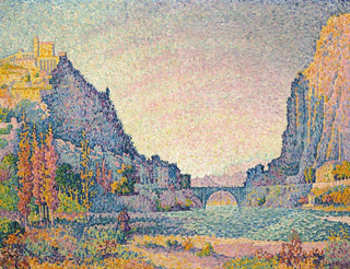 Sisteron - Paul Signac — näkymä teoksesta