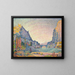 Sisteron - Paul Signac — kehystetty taideteos seinällä