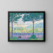Terrasse de Meudon - Paul Signac — kehystetty taideteos seinällä