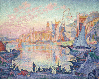 Le port de Saint-Tropez - Paul Signac — näkymä teoksesta