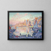 Le port de Saint-Tropez - Paul Signac — kehystetty taideteos seinällä