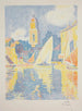 Le Port de Saint-Tropez - Paul Signac — näkymä teoksesta