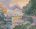 Le canal des remorqueurs à Samois - Paul Signac — näkymä teoksesta