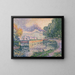 Le canal des remorqueurs à Samois - Paul Signac — kehystetty taideteos seinällä