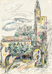 Vaison - Paul Signac — näkymä teoksesta