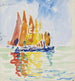 Venetsia - Paul Signac — näkymä teoksesta