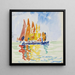 Venetsia - Paul Signac — kehystetty taideteos seinällä