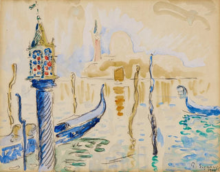 Fanal du Traghetto à Venise - Paul Signac — näkymä teoksesta