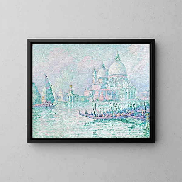 Venetsia, La Salute, Vert - Paul Signac — kehystetty taideteos seinällä