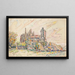 Viviersin maalaus - Paul Signac — kehystetty taideteos seinällä
