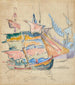 Voiliers - Paul Signac — näkymä teoksesta