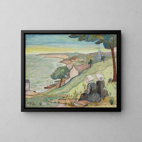 Breton Maalaus Pouldussa - Paul Sérusier — kehystetty taideteos seinällä