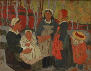 Paul Srusier - Bretons in the Forest of Huelgoat.webp