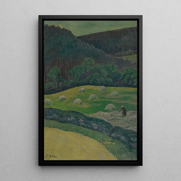 Paysanne au champ - Paul Sérusier — kehystetty taideteos seinällä