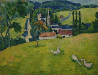Pont-Aven, Le Pouldu - Paul Sérusier — näkymä teoksesta