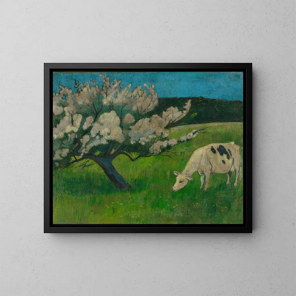 Valkoinen lehmä - Paul Sérusier — kehystetty taideteos seinällä
