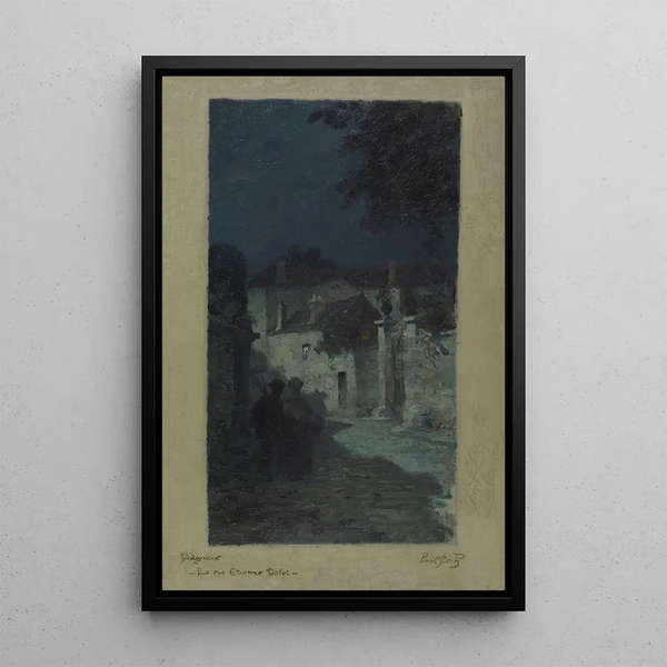 Rue Étienne Dolet paysage - Paul Steck — kehystetty taideteos seinällä